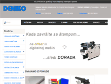 Tablet Screenshot of deniko.rs